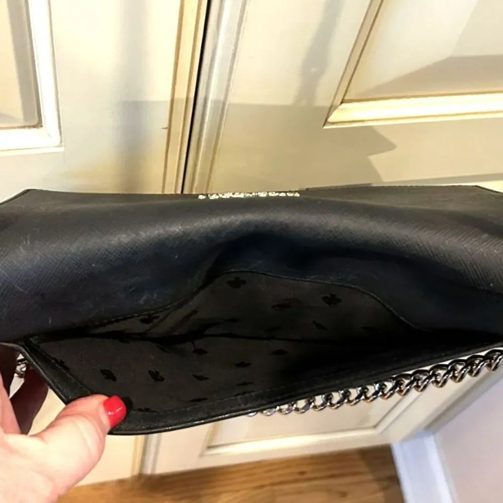 Kate Spade Black Saffiano Leather Crossbody Bag